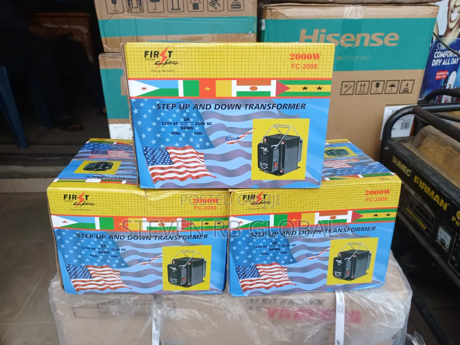 FIRT AFRIQUE FC-2000 | 2000W Step-Up Step-Down Voltage Transformer