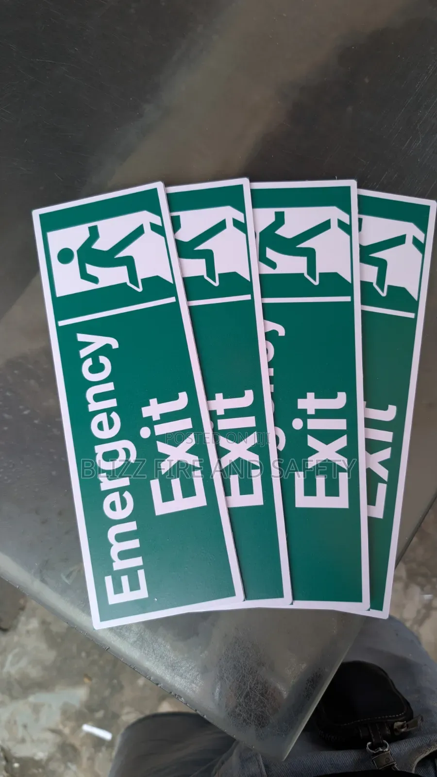 Fire and Emergency Exit Signage