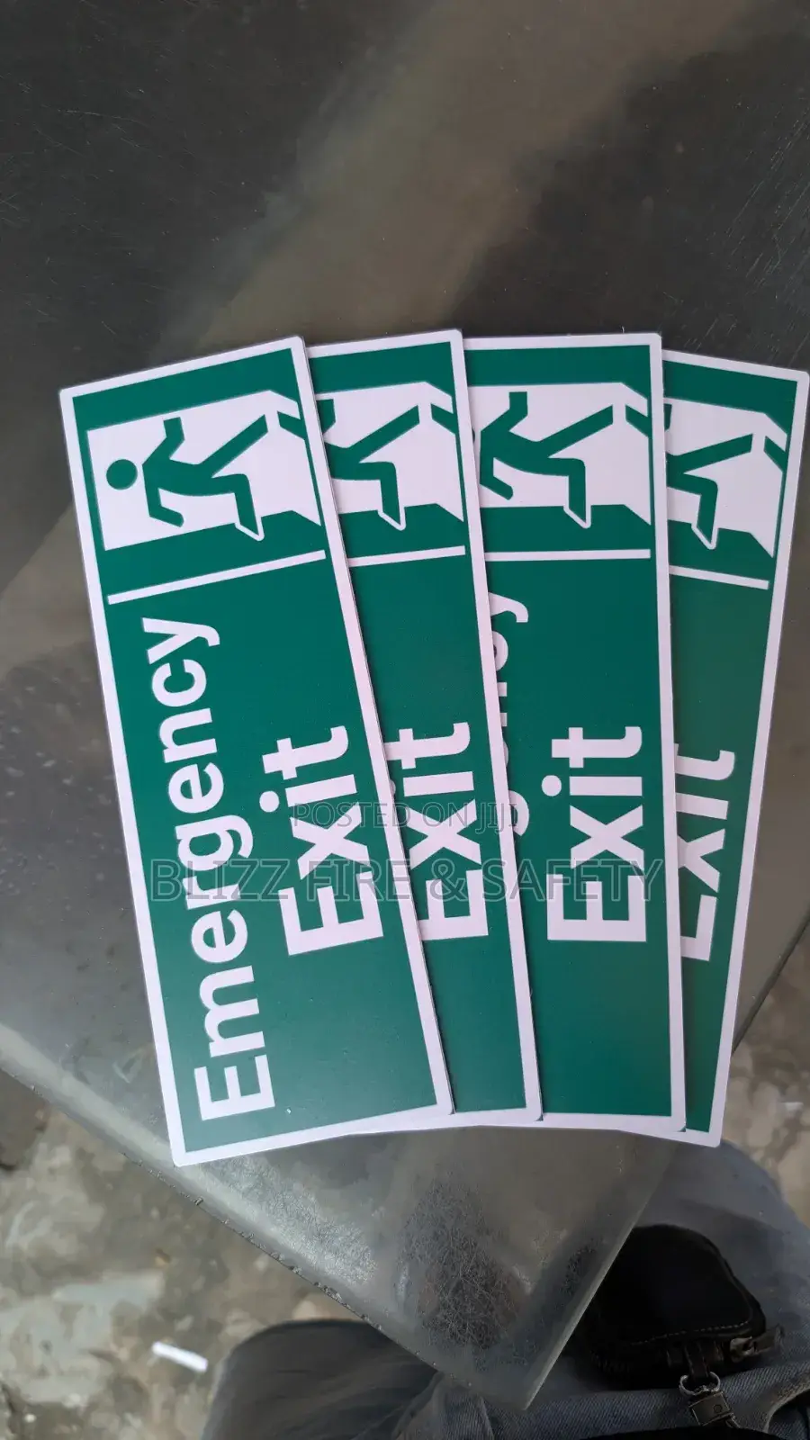 Fire and Emergency Exit Signage