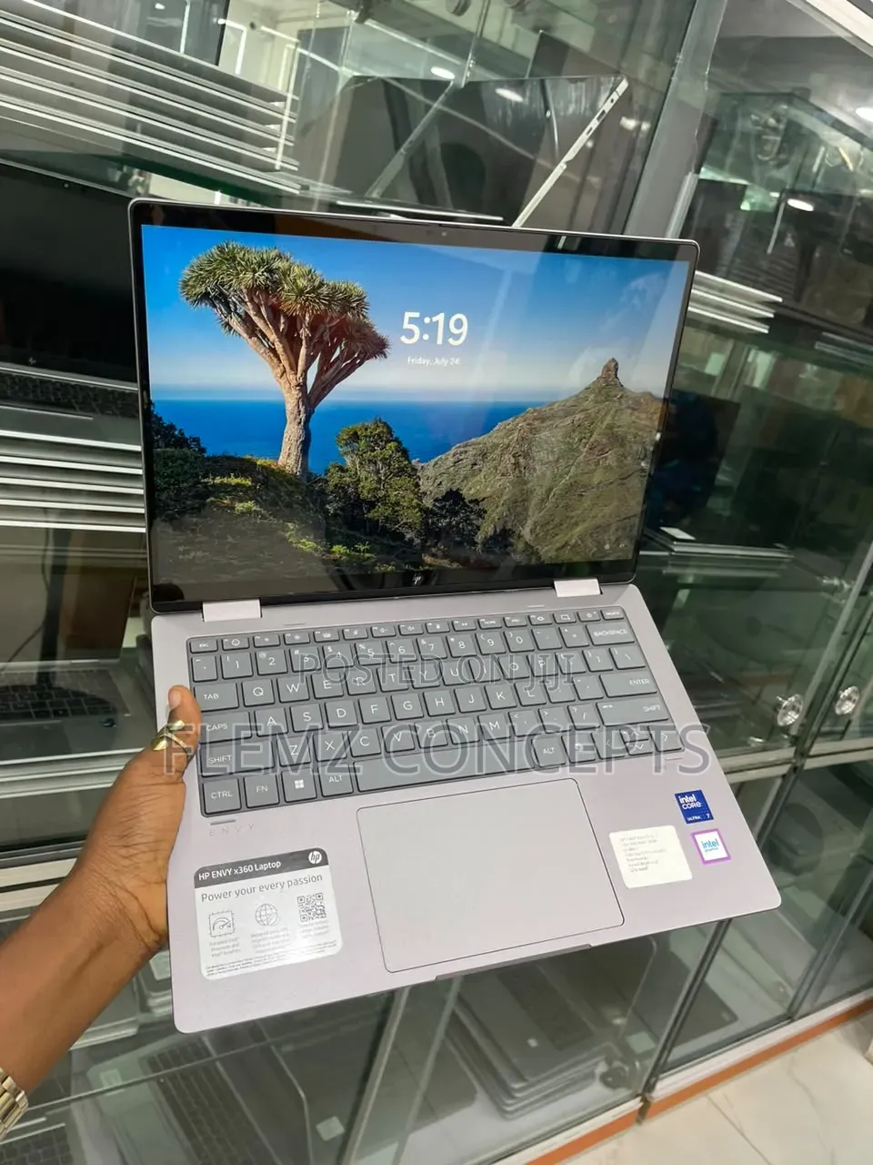 Laptop HP Envy x360 32GB Intel Core Ultra 7 SSD 1T