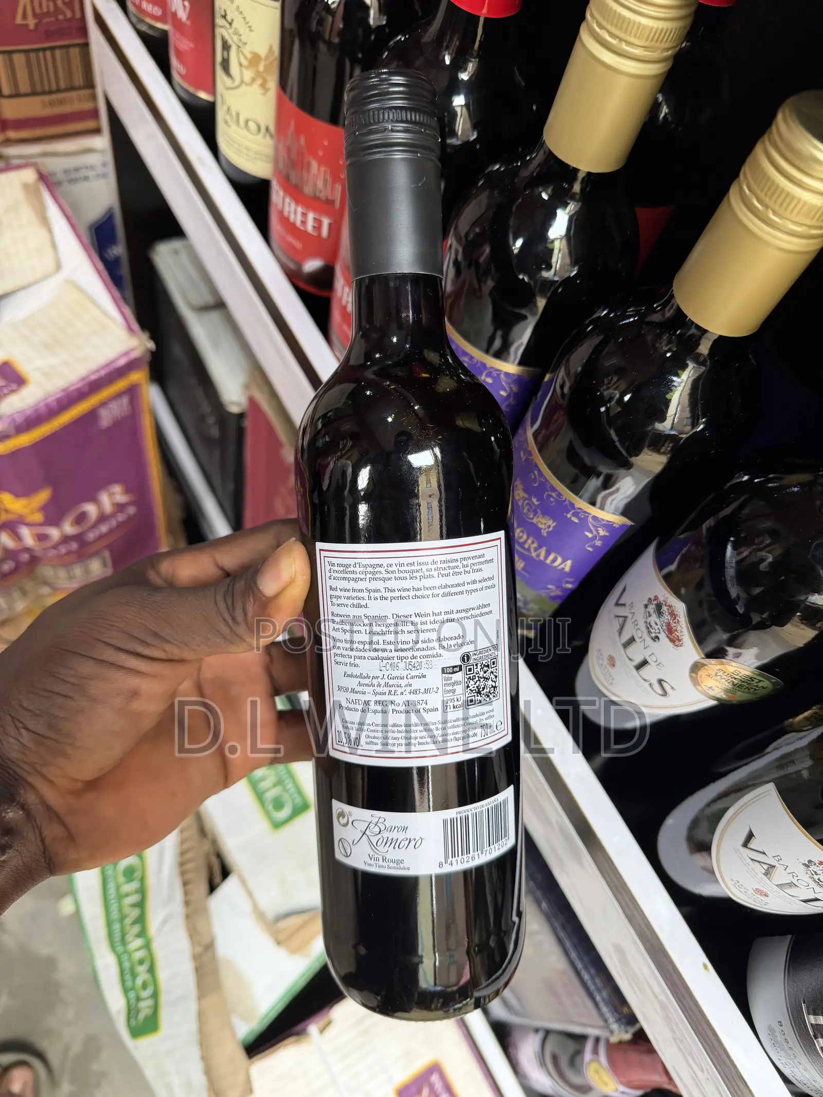 Baron De Romero Cartoon of 12 Bottles