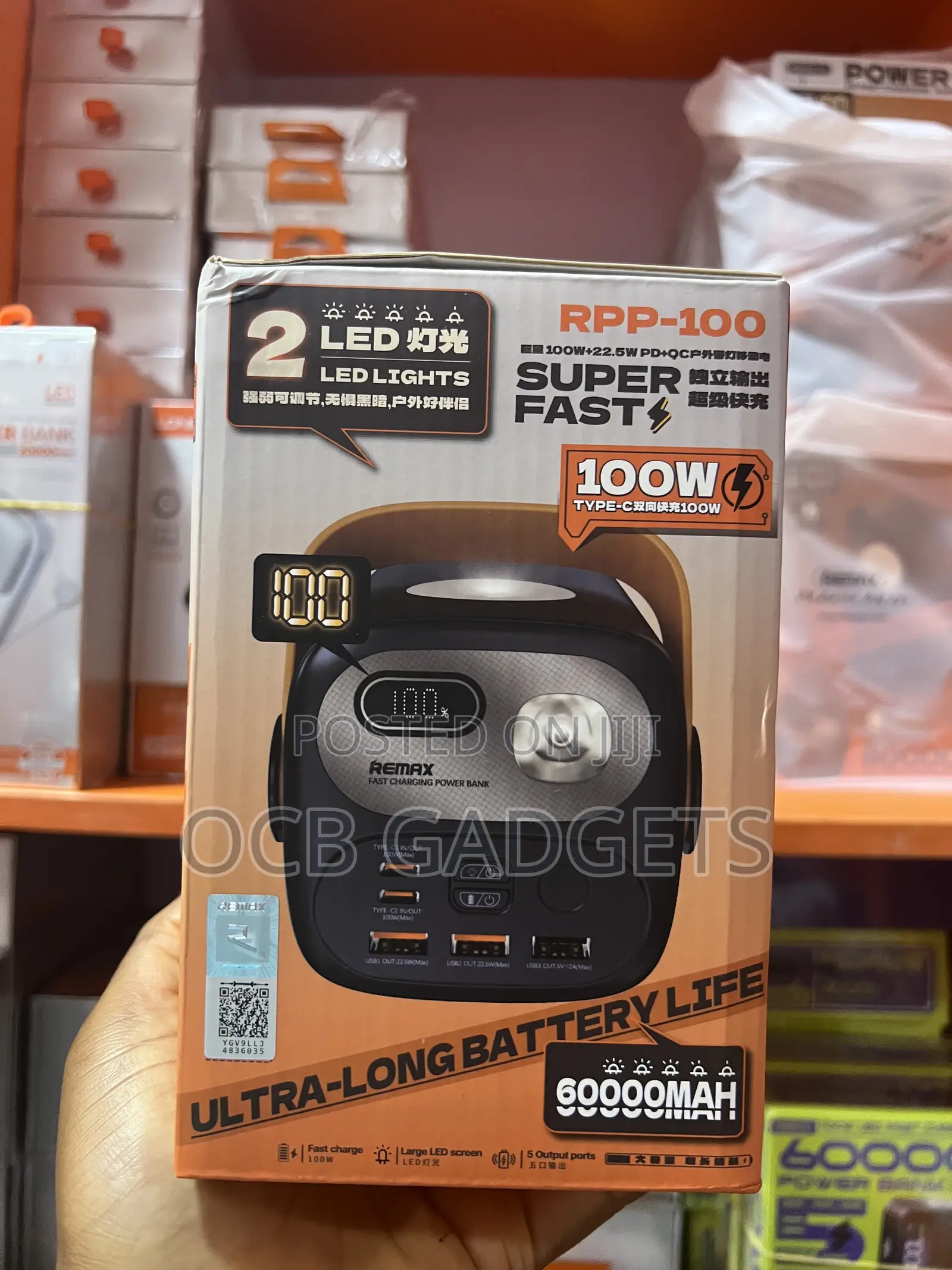 Remax 60000mah Powerbank 100w