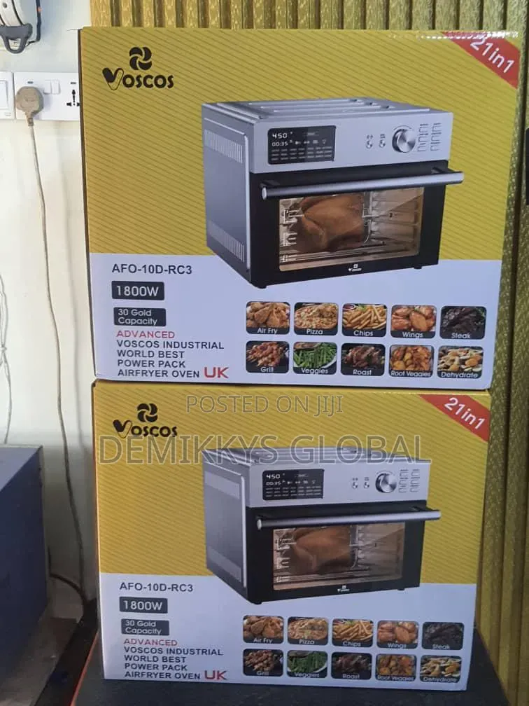 Voscos 30L 21-in-1 Industrial Digital, Airfryer Oven - 1800W