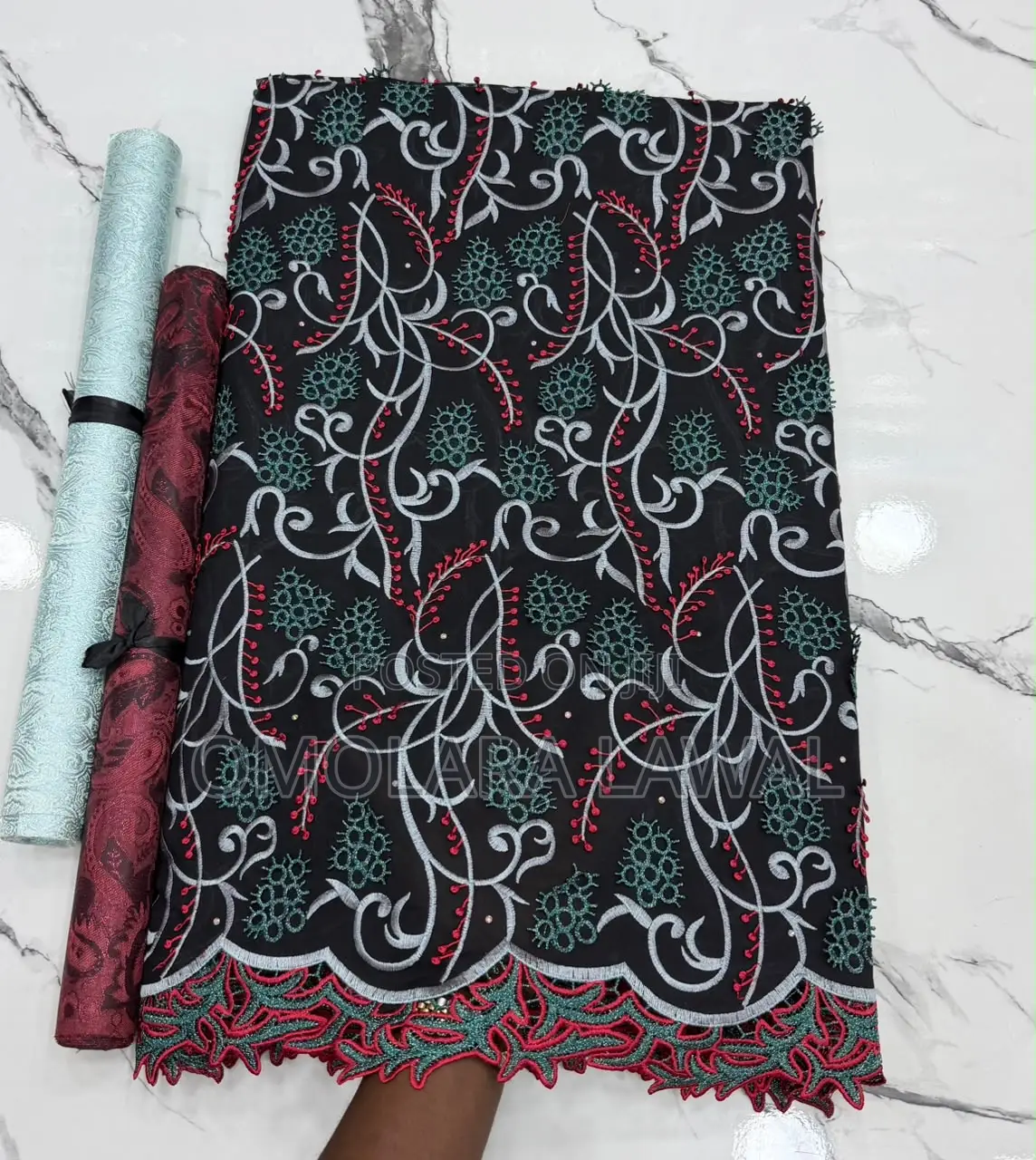 Beautiful Applique Voile Lace