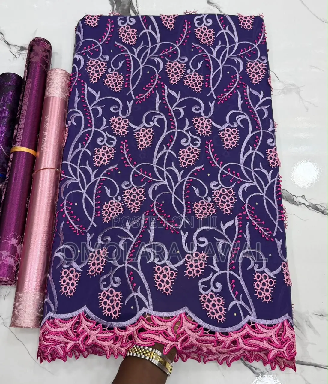 Beautiful Applique Voile Lace