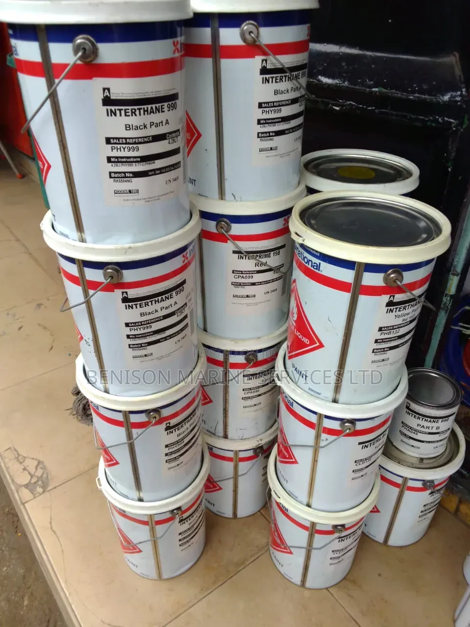 Interprime 198 Red Marine Paint