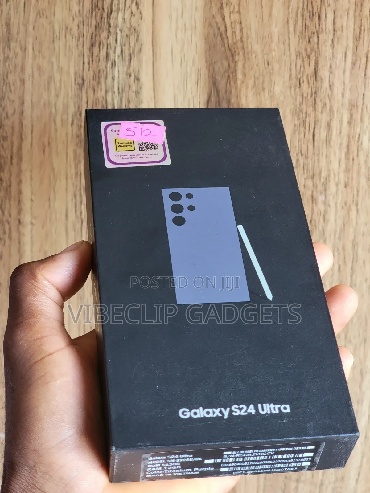 New Samsung Galaxy S24 Ultra 512 GB Purple