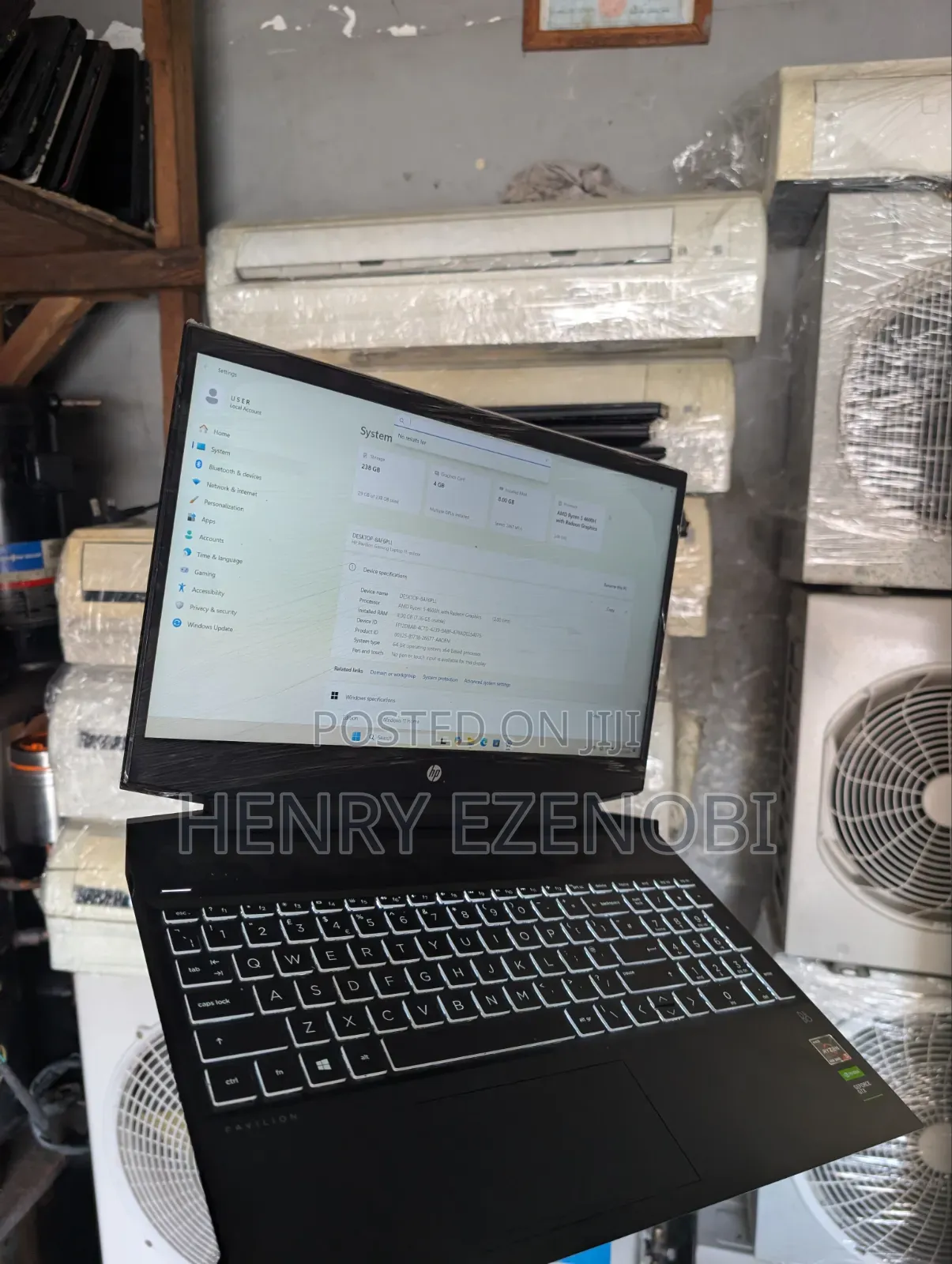 HP Pavilion Gaming Laptop 15-dk2xxx 16GB AMD Ryzen 5 HDD+SSD 512GB