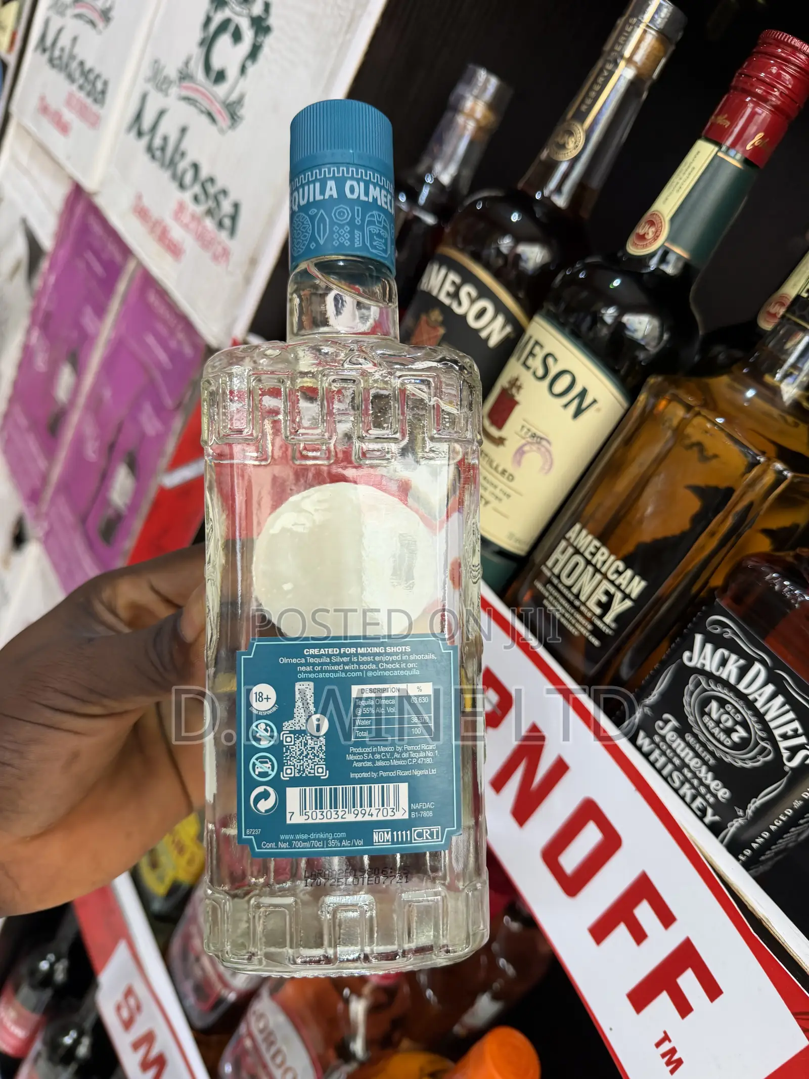 Olmeca Tequila Silver BLANCO Carton of 12 Bottles