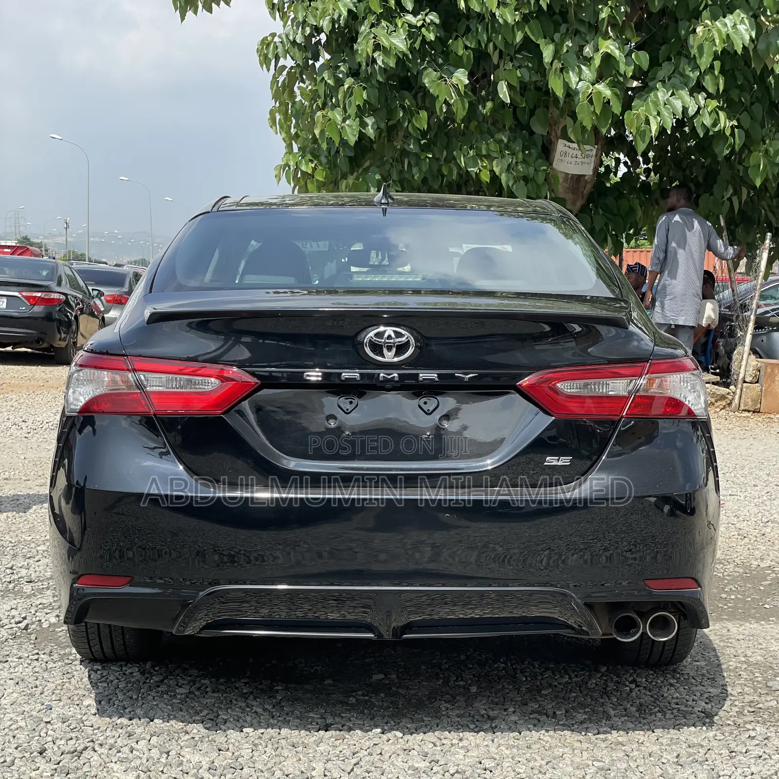 Toyota Camry SE (2.5L 4cyl 8A) 2019 Black