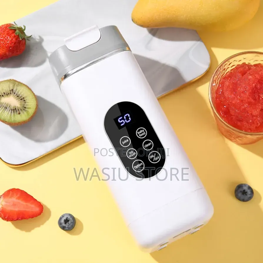 12-Blade Portable Rechargeable Juicer and Blender Bottle