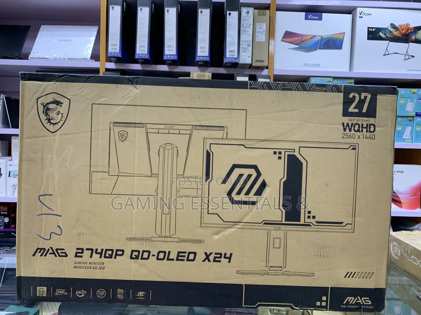 Msi Mag 274qp Qd-Oled X24 27 Inches Monitor