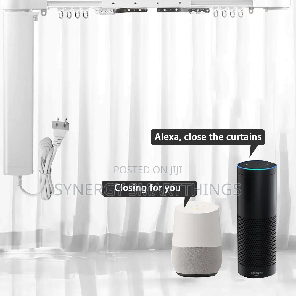 Tuya Wi-Fi Smart Curtain Track 4m With Remote/Voice Control Features