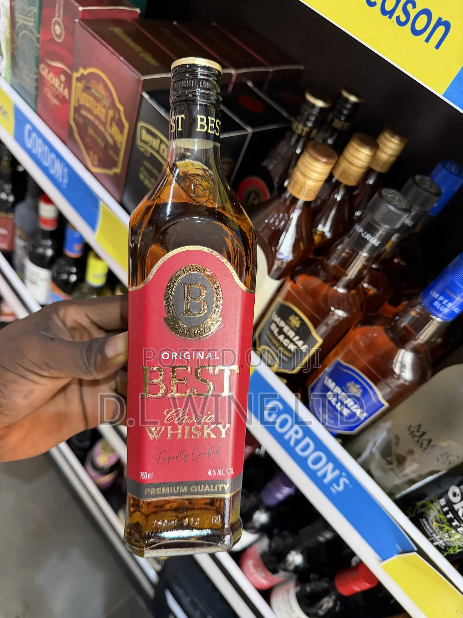 BEST Whisky Carton of 12 Bottles