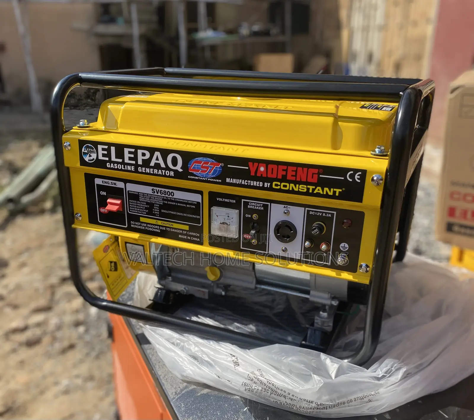 Original ELEPAQ 4.5KVA Generator – Reliable Manual Start