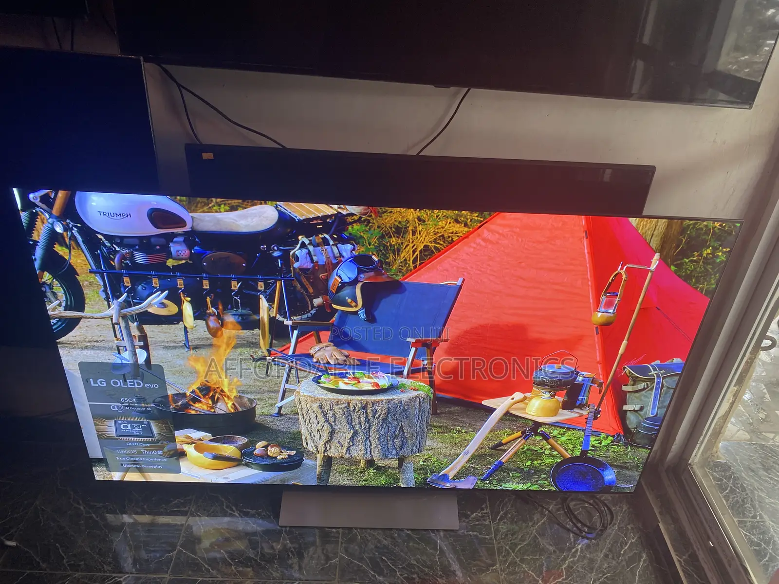 65” LG Oled C4 Display Smart TV Evo Panel
