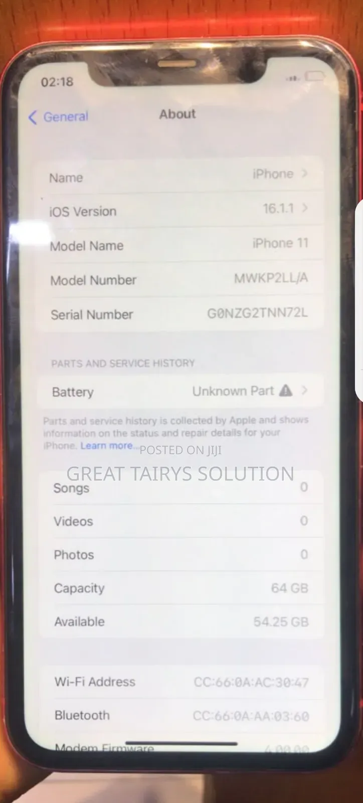Apple iPhone 11 64 GB Red