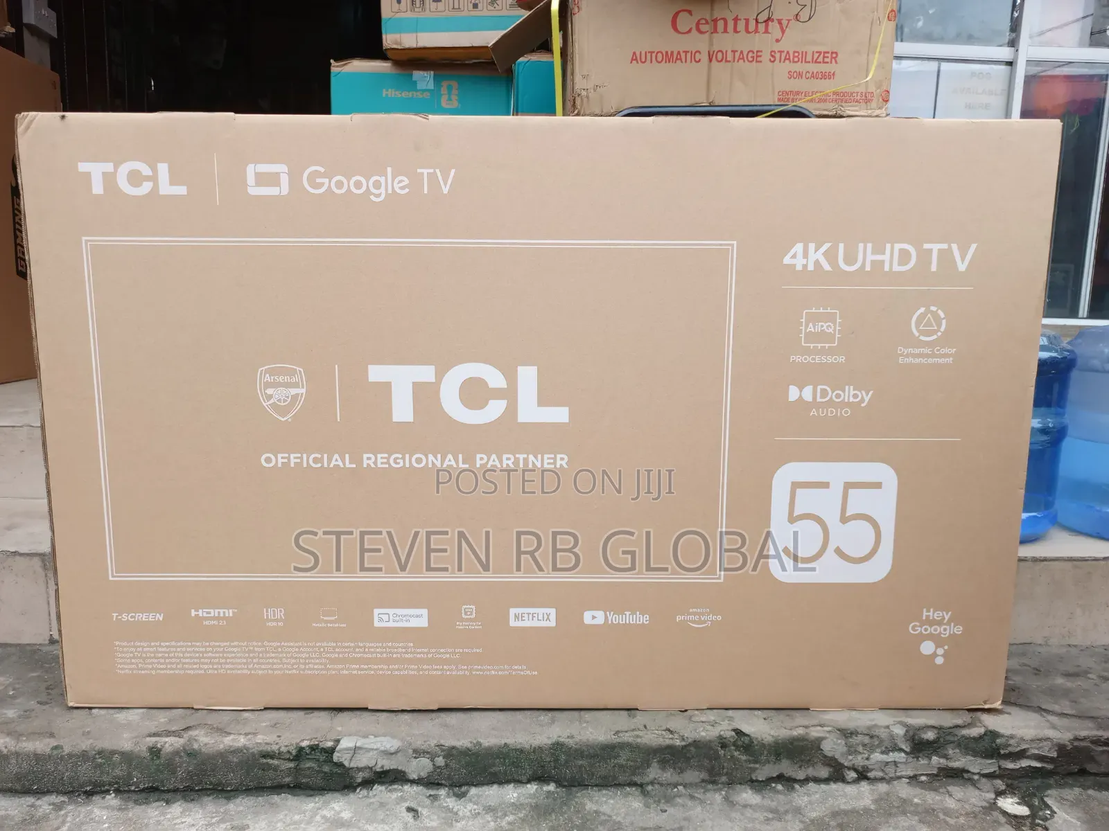 TCL 55" UHD Google Smart Led TV | 55V6B