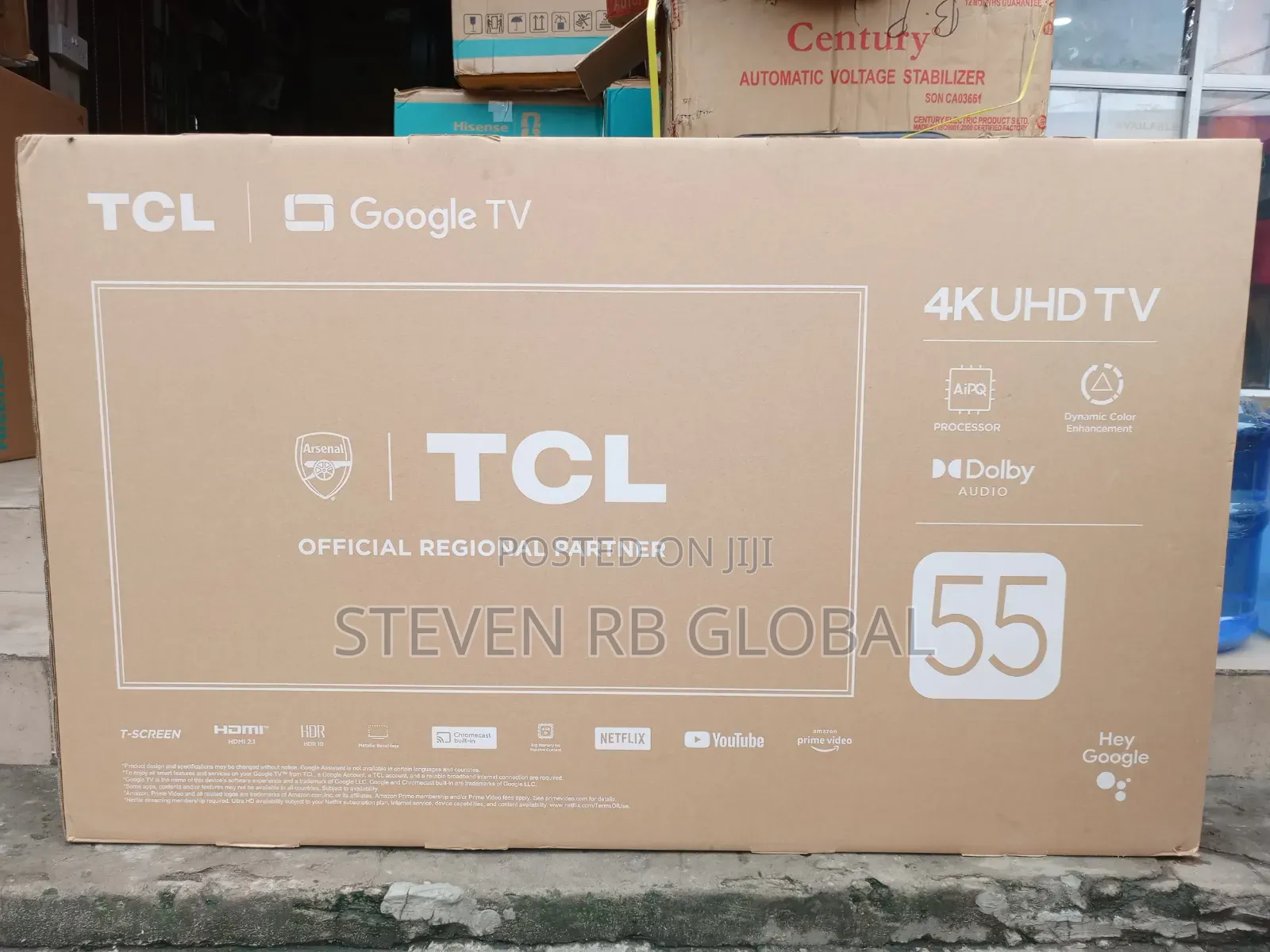 TCL 55" UHD Google Smart Led TV | 55V6B