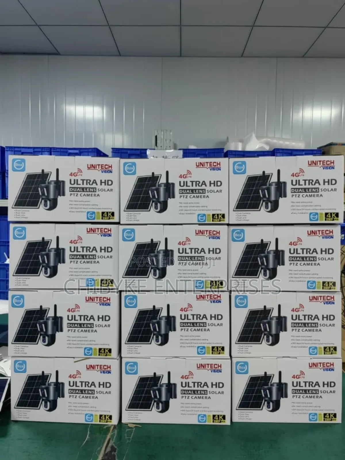 Utra Hd Dual Lens Ubox Solar PTZ Camera
