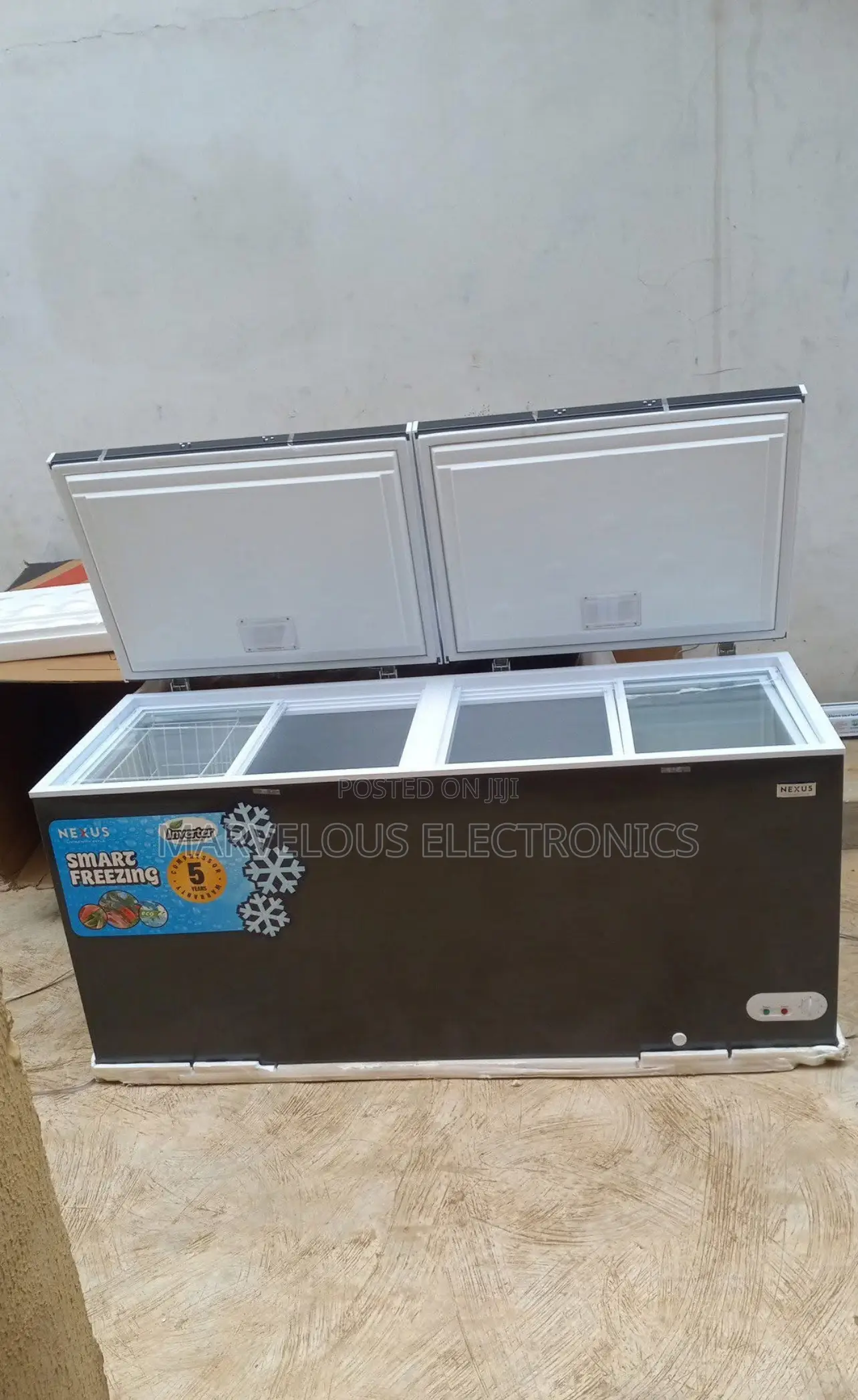 Brand New Nexus Double Door 700L Inverter Chest Freezer Low Voltage