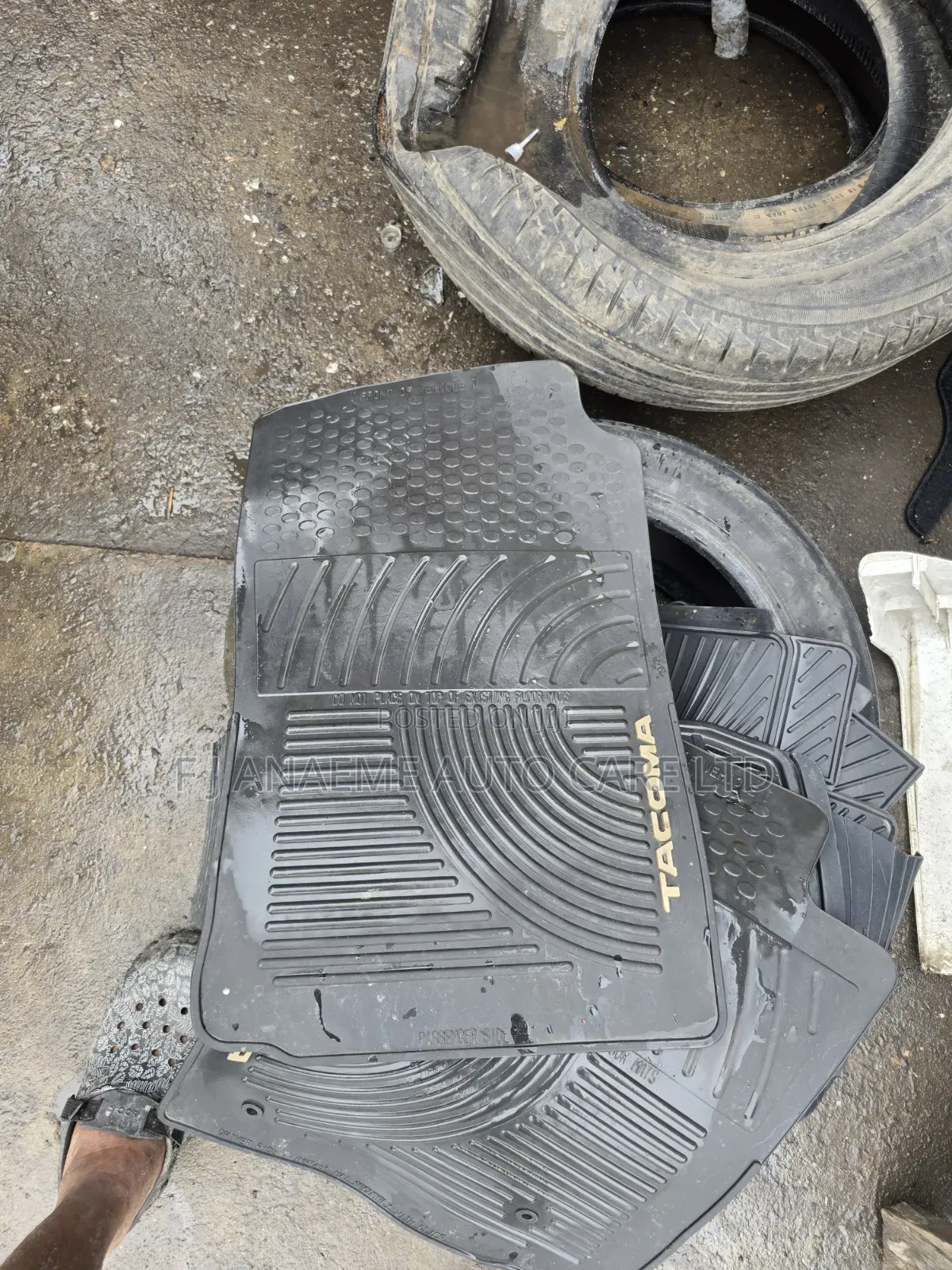 Tacoma Footmat Rubber Factory Fitted Follow Come Car Mat