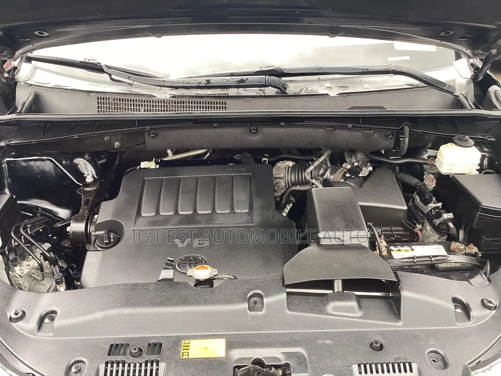 Toyota Highlander Limited V6 4x4 (3.5L 6cyl 6A) 2016 Black