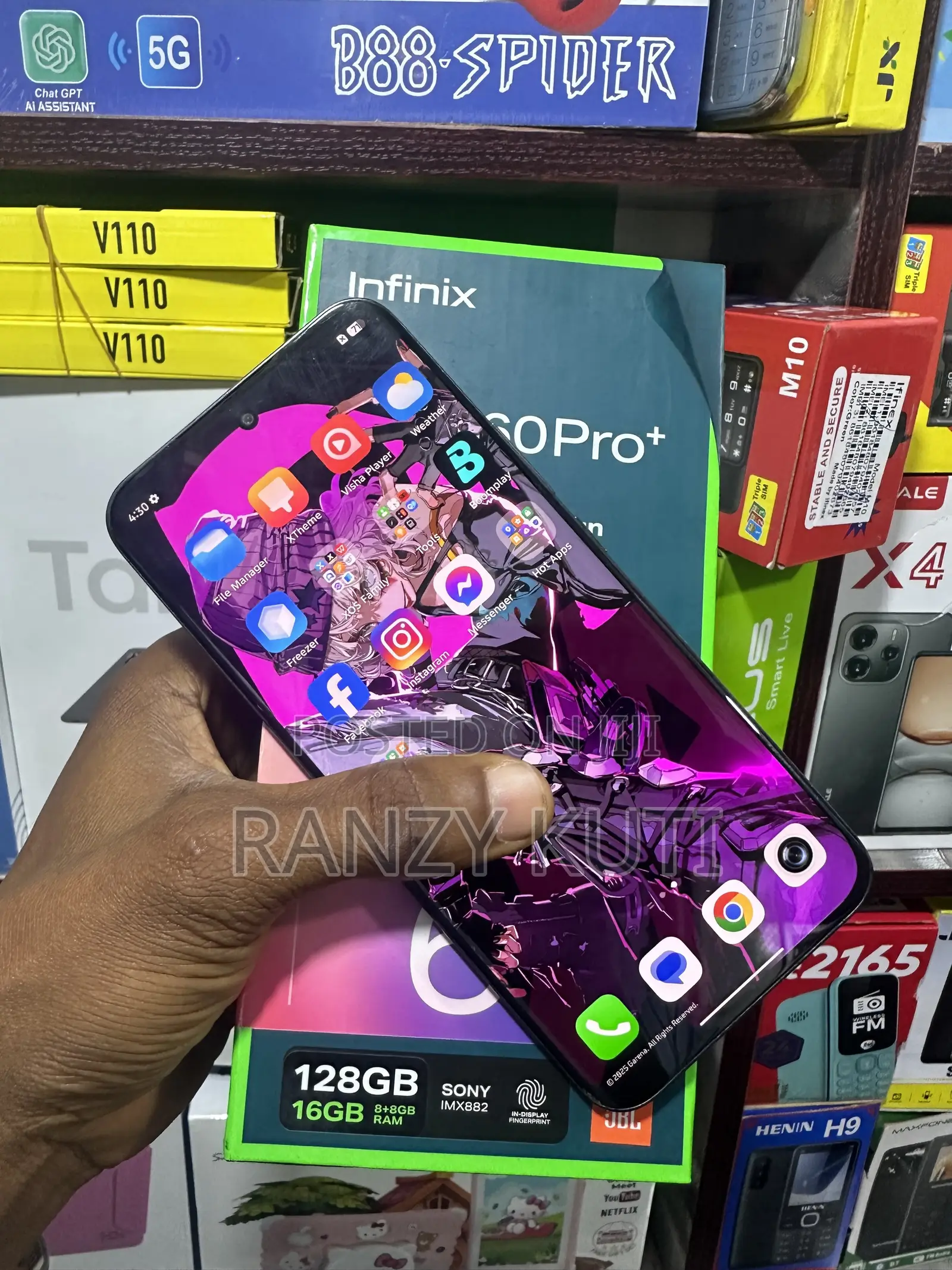 Infinix Hot 60 Pro+ 128 GB Black