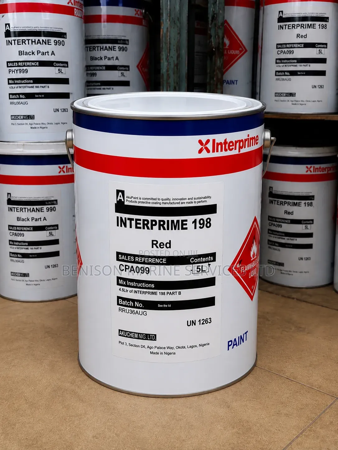 Interprime 198 Red Marine Paint