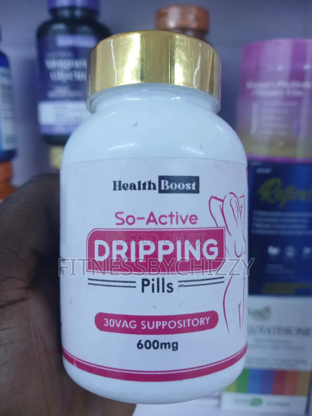 So Active Dripping Pills 600mg X 30 Suppositories