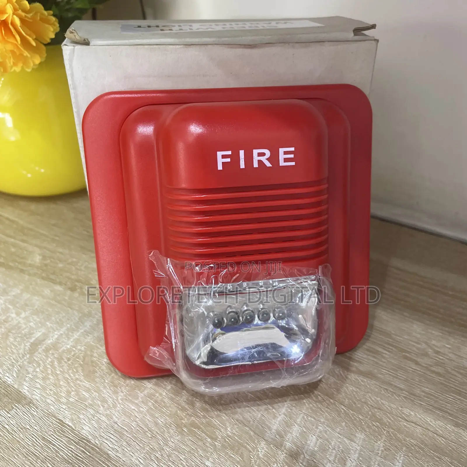 Fire Alarm Sounder Siren With FlashLight