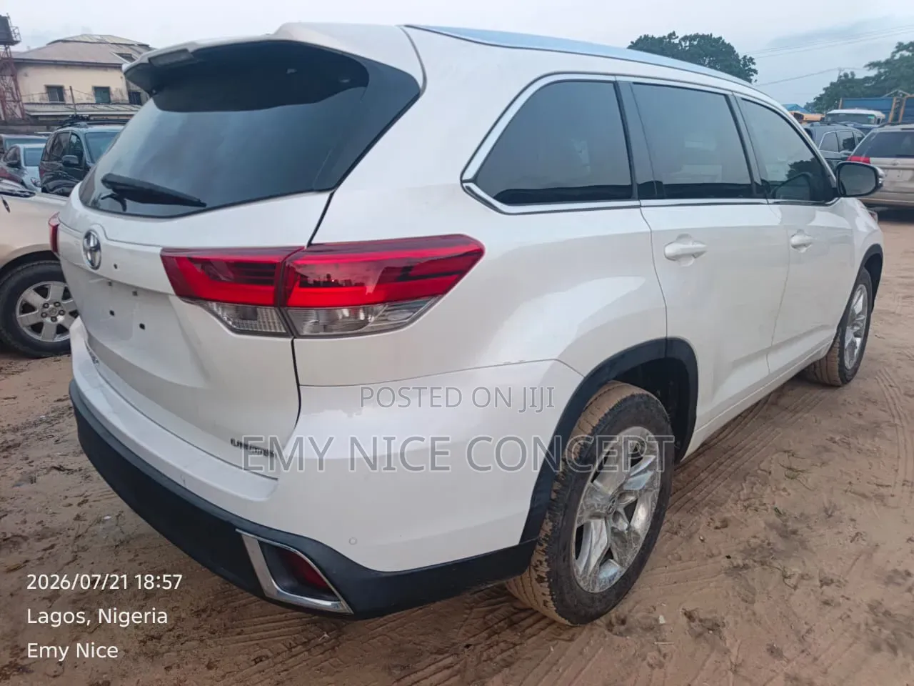 Toyota Highlander Limited 2019 White
