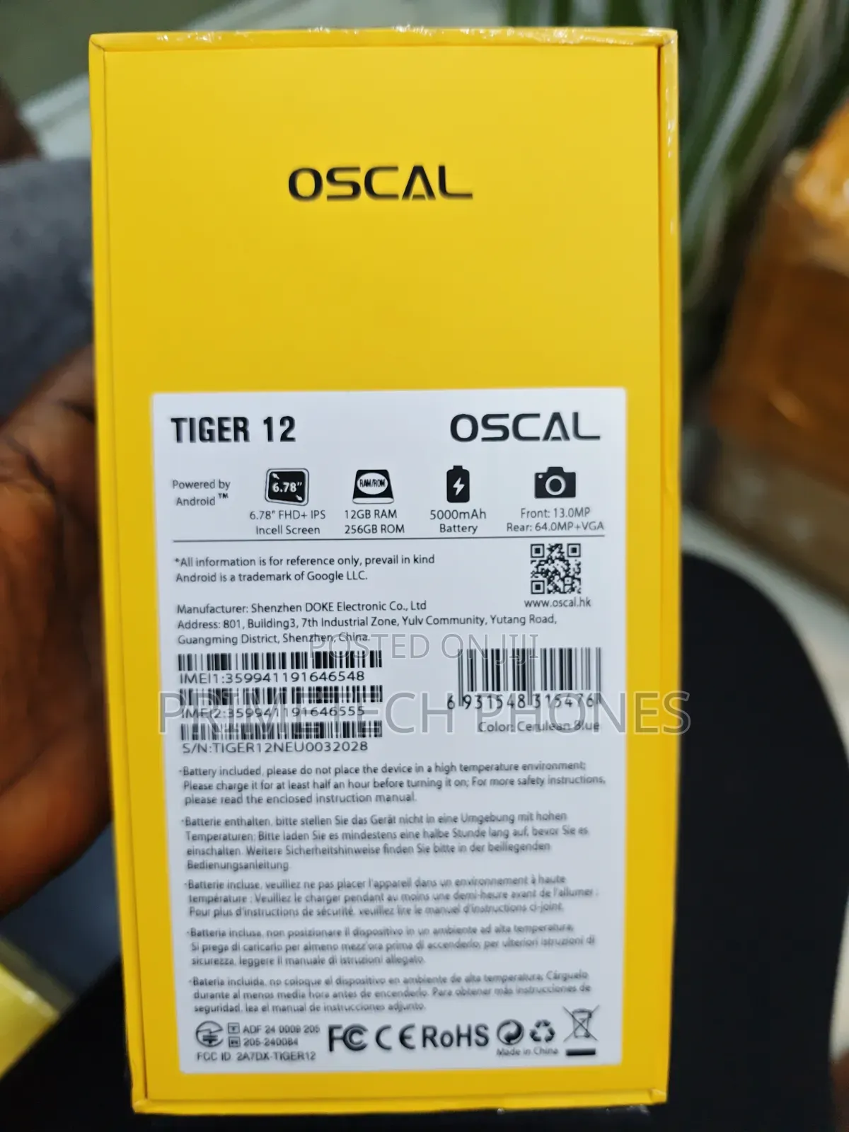 New Oscal Marine 2 256 GB Blue