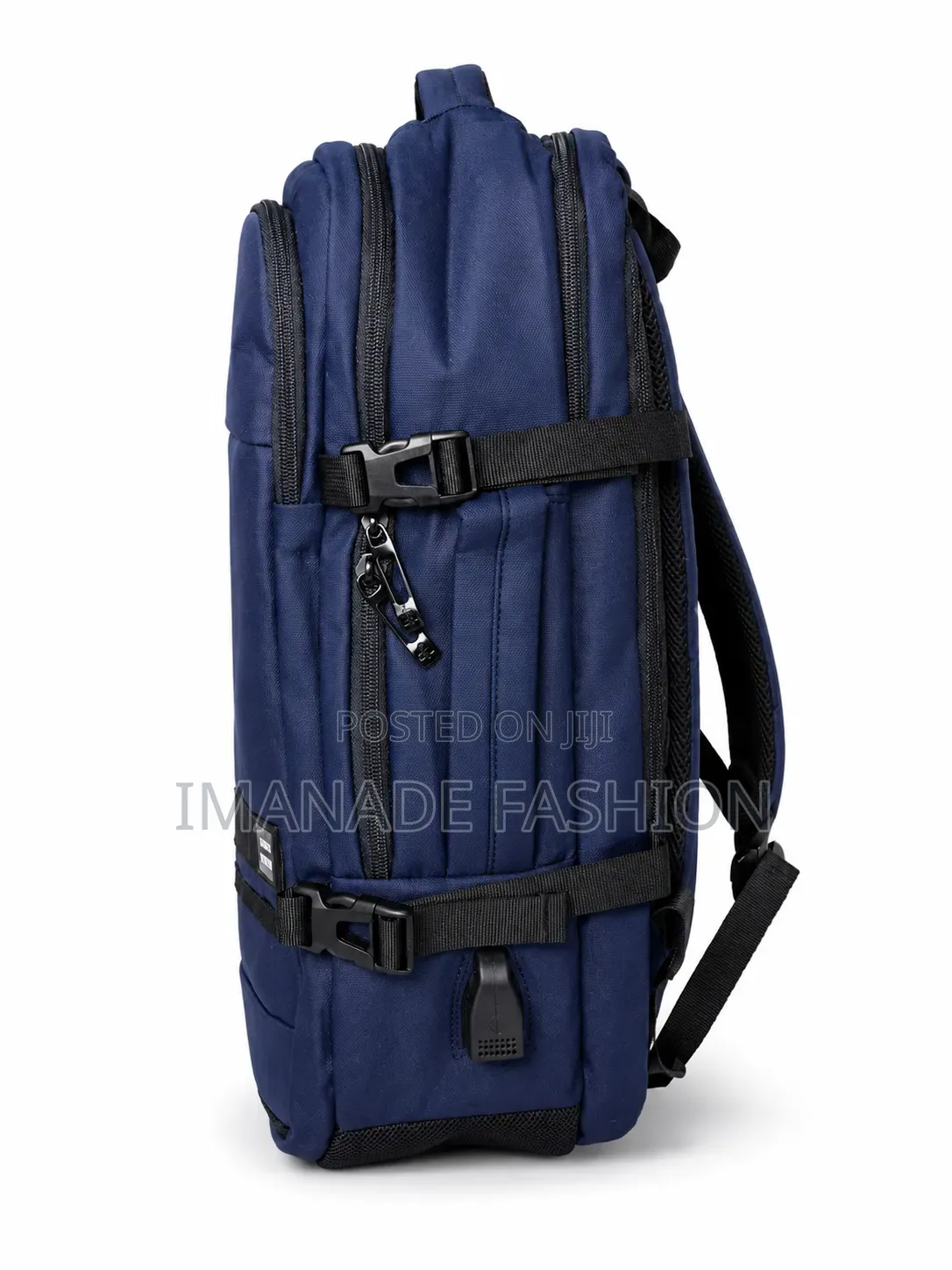 Super Victan Multi-Compartment Laptop Travel Backpack – Navy Blue