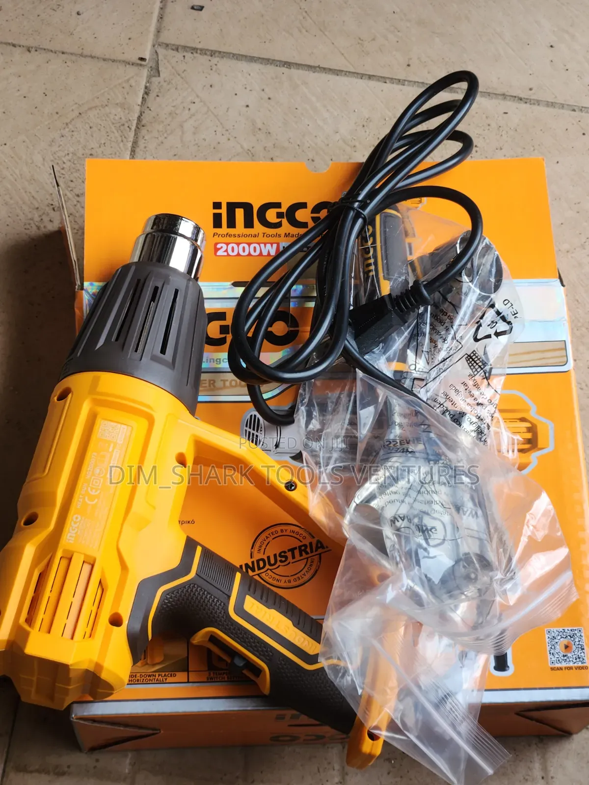 Ingco 2000W Industrial Heat Gun (Model HG200047)