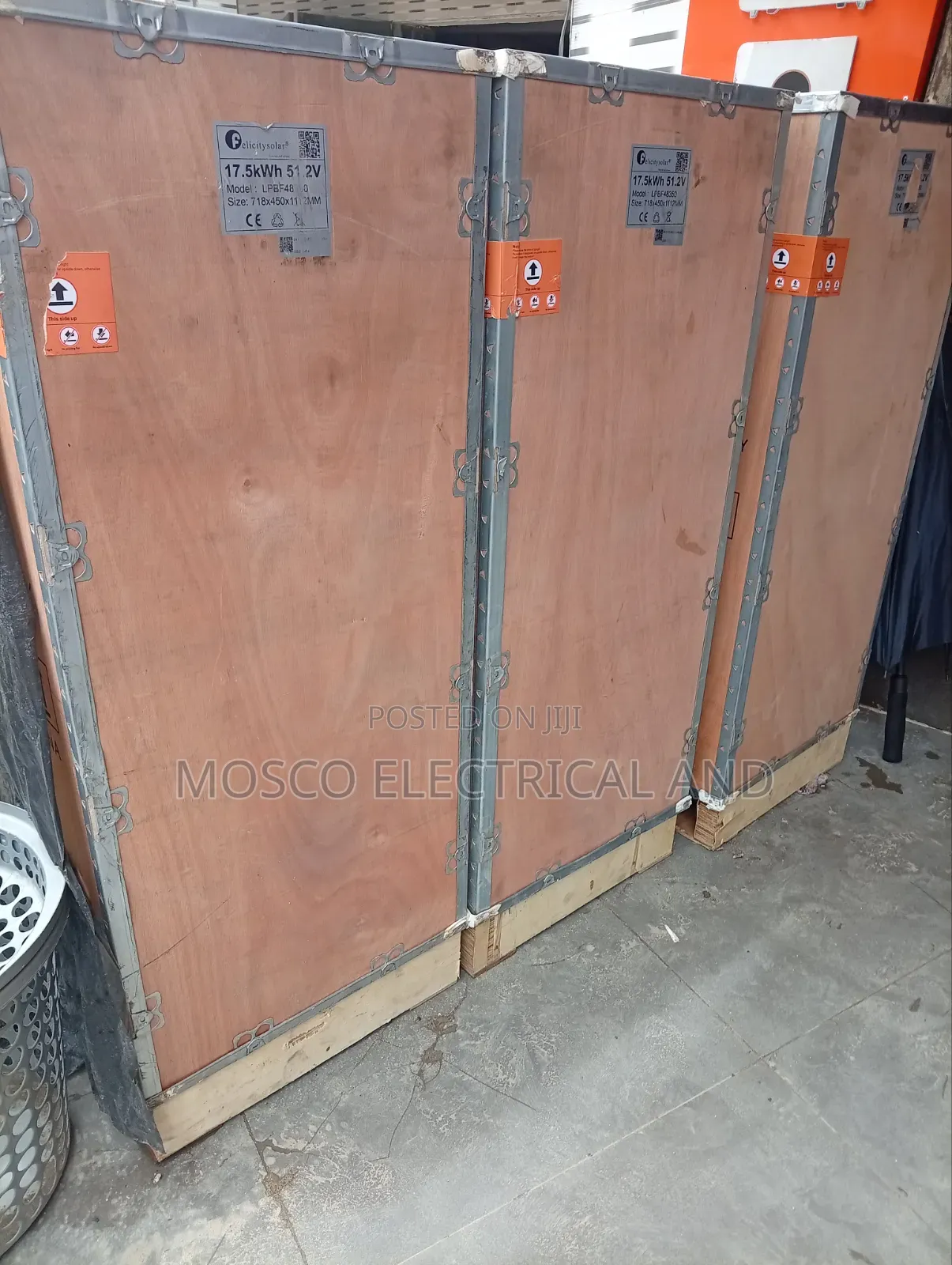 17kwh/51.2volts Felicity Lithium Ion Solar Batteries