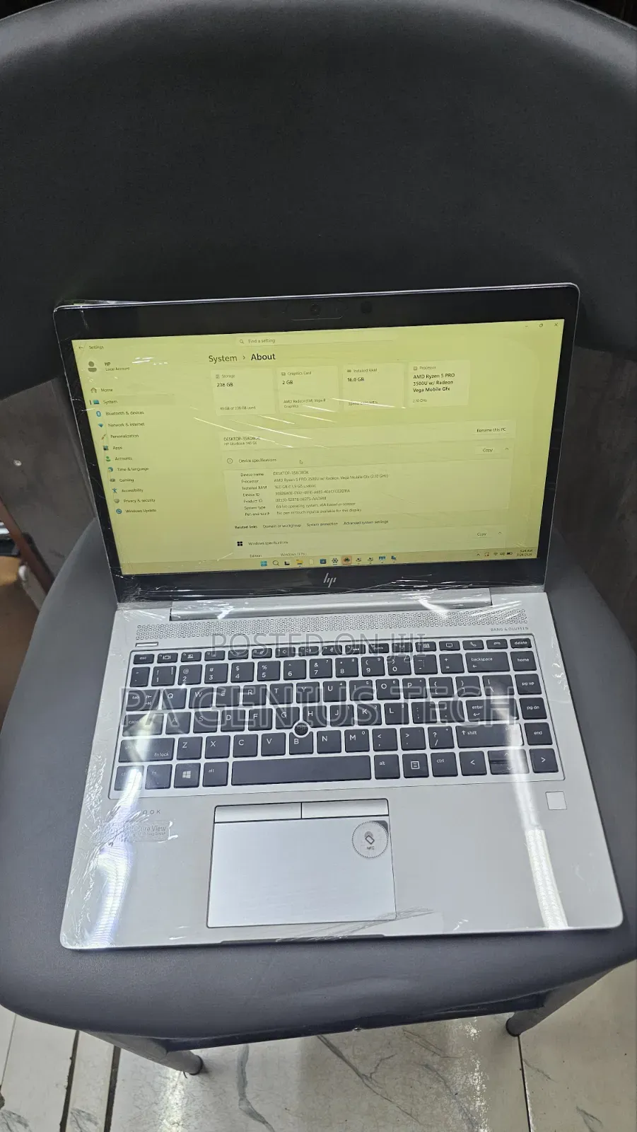 Laptop HP EliteBook 745 G6 16GB AMD Ryzen 5 SSD 256GB
