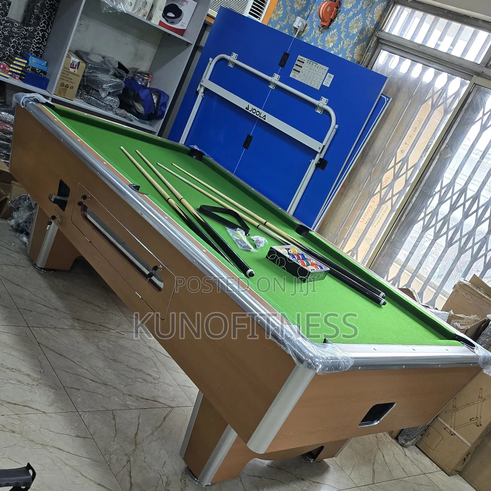7ft/8ft Coin-Operated Snooker Table – British Marble Board