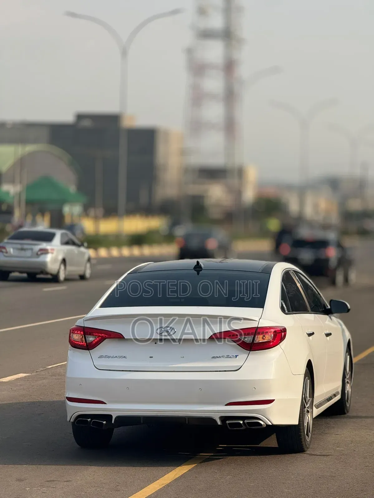 Hyundai Sonata Sport 2.0T 4dr Sedan (2.0L 4cyl Turbo 6A) 2015 White
