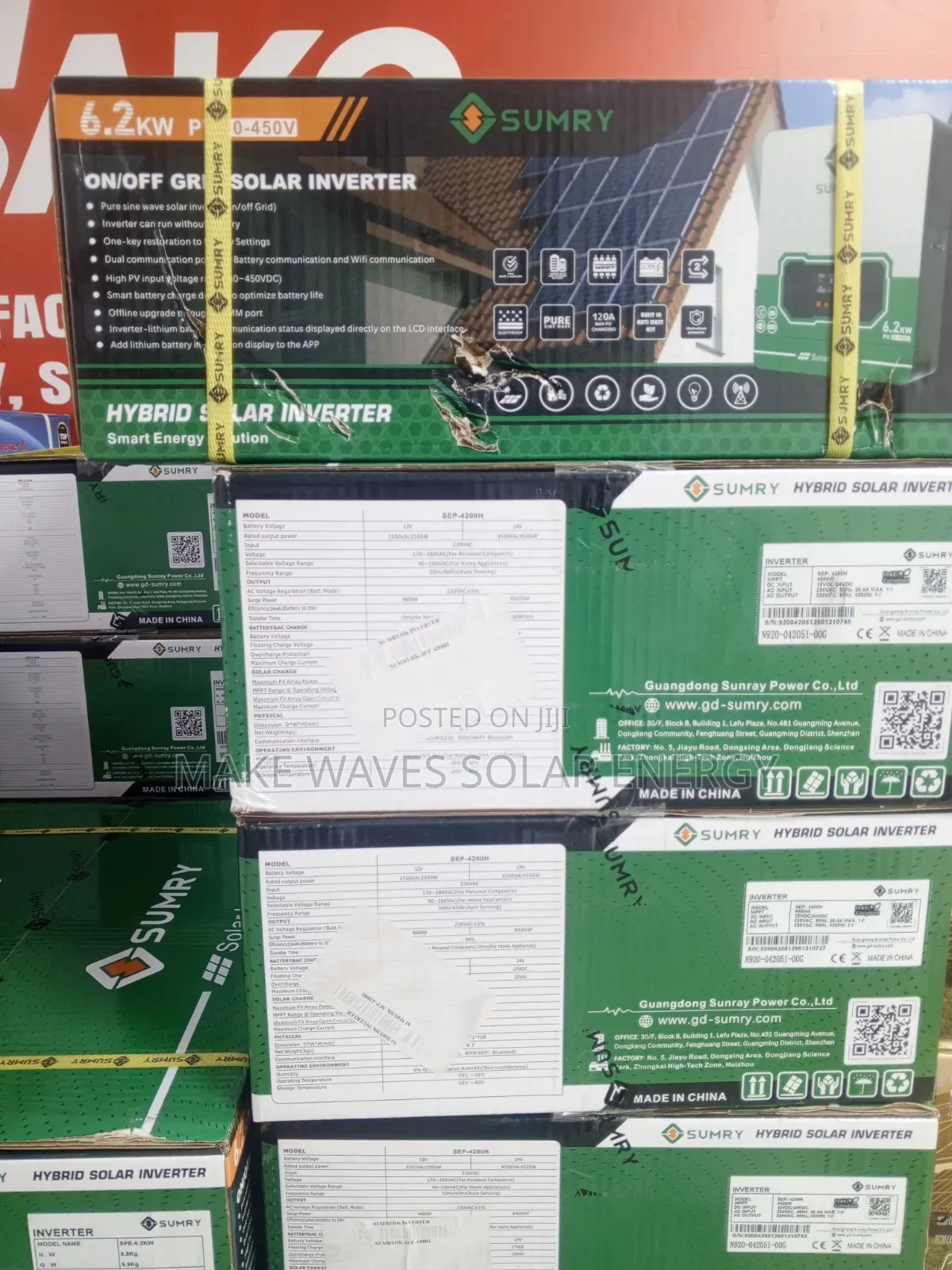 6.2kva 24v Sumry Inverter Hybrid