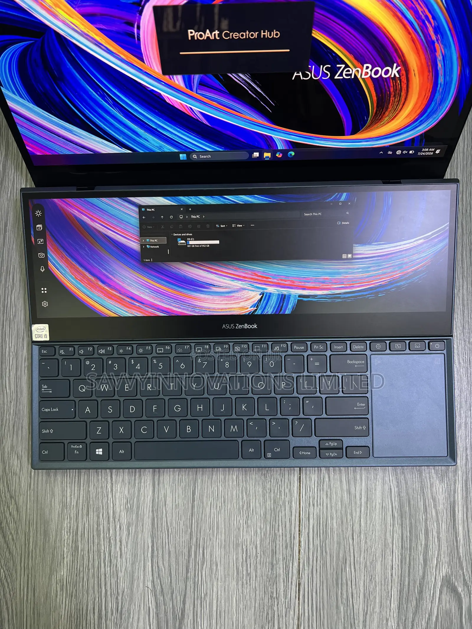 Laptop Asus Zenbook Pro Duo 15 OLED 32GB Intel Core i9 SSD 1T