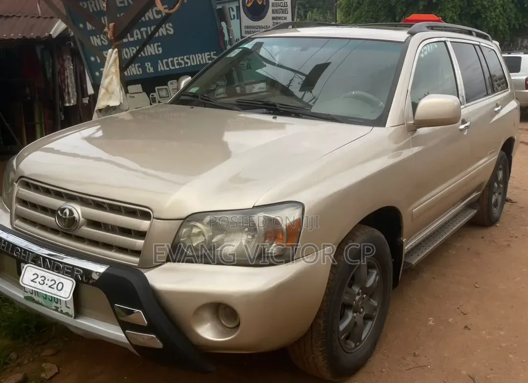 Toyota Highlander Limited V6 4x4 2007 Gold
