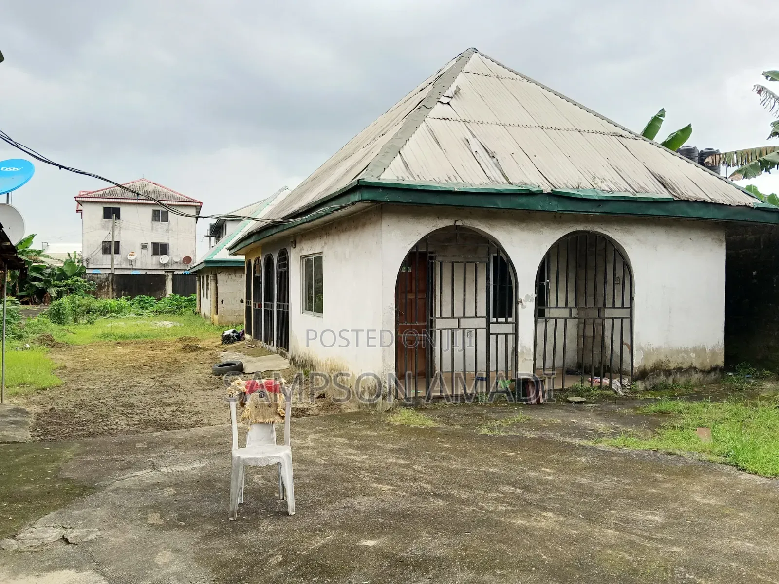 Four and Half Plot of Land for Sale With Buildings Inside