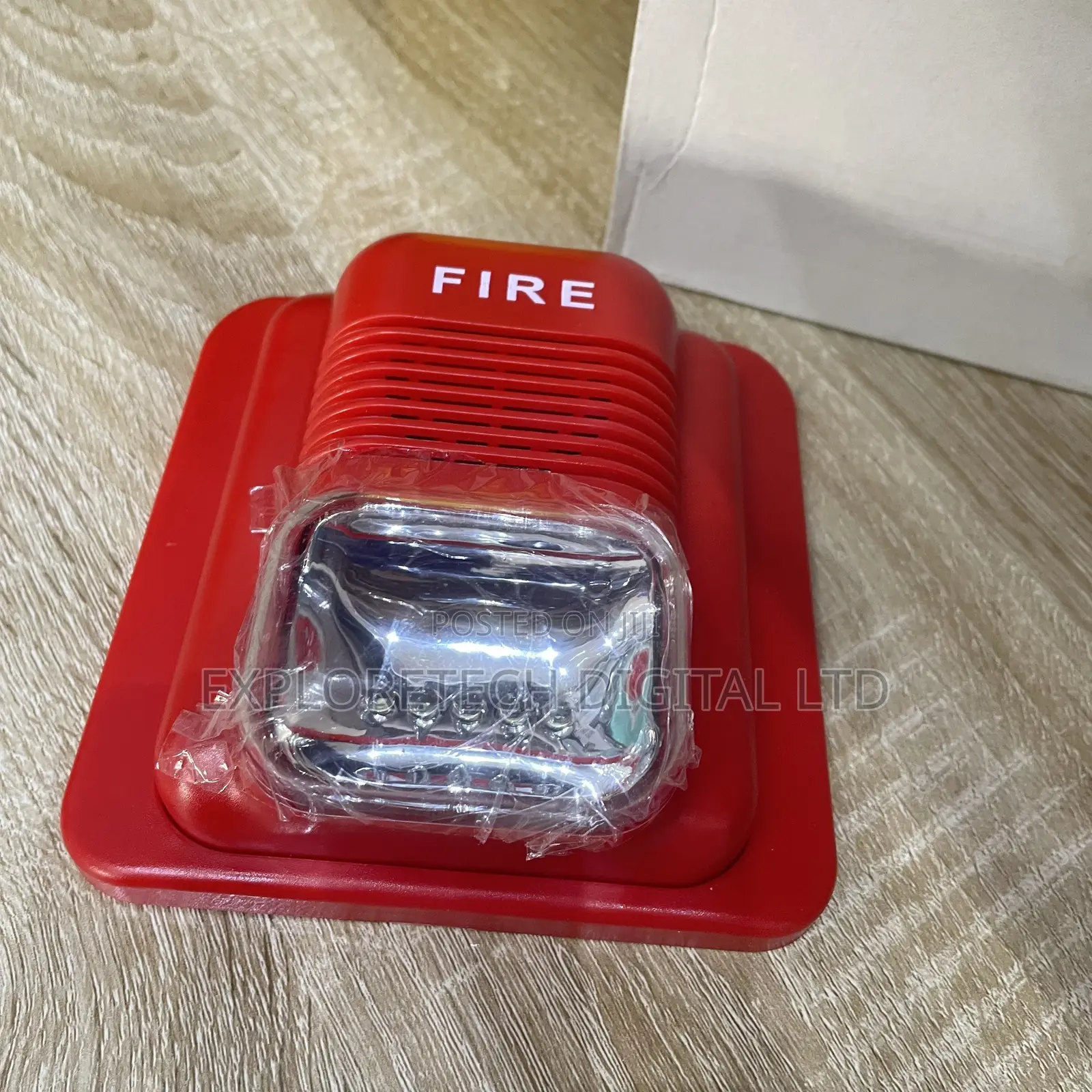 Fire Alarm Sounder Siren With FlashLight