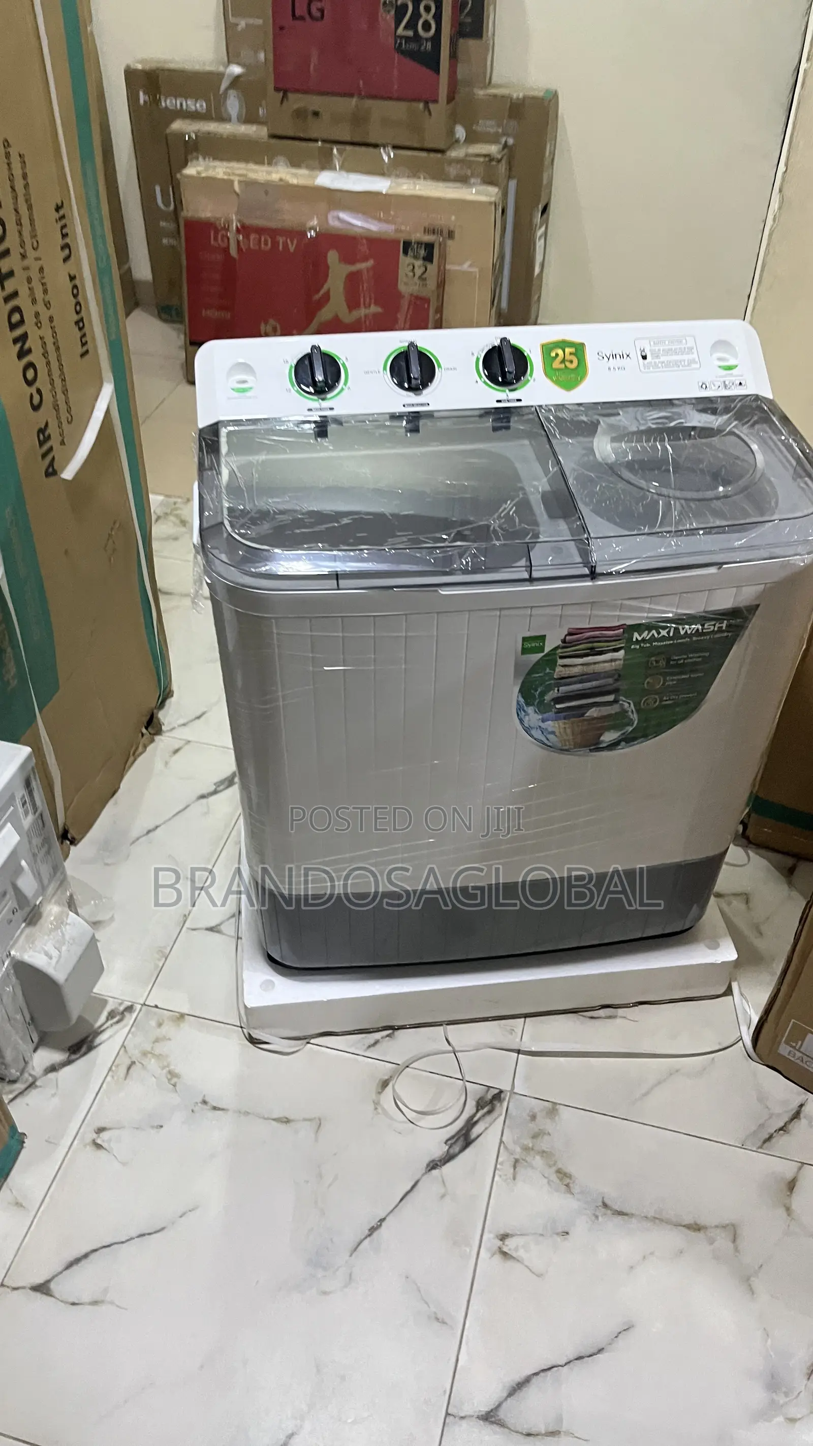 Synix 8.5KG Twin Tub Laundry Machine