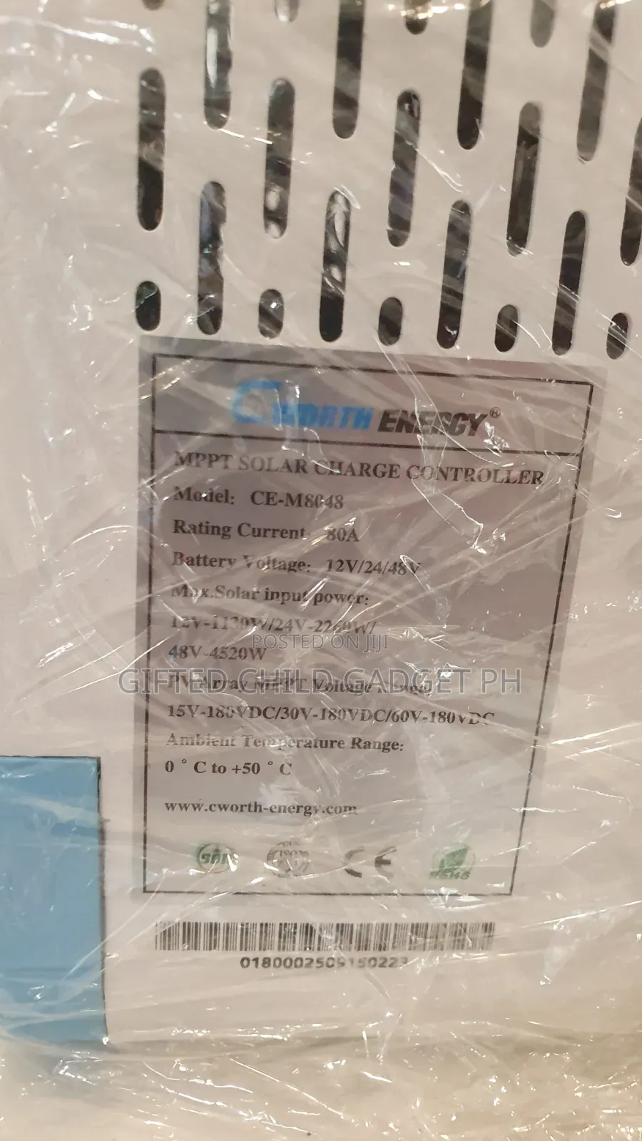 Cworth 80A MPPT Charge Controller CE-M8048