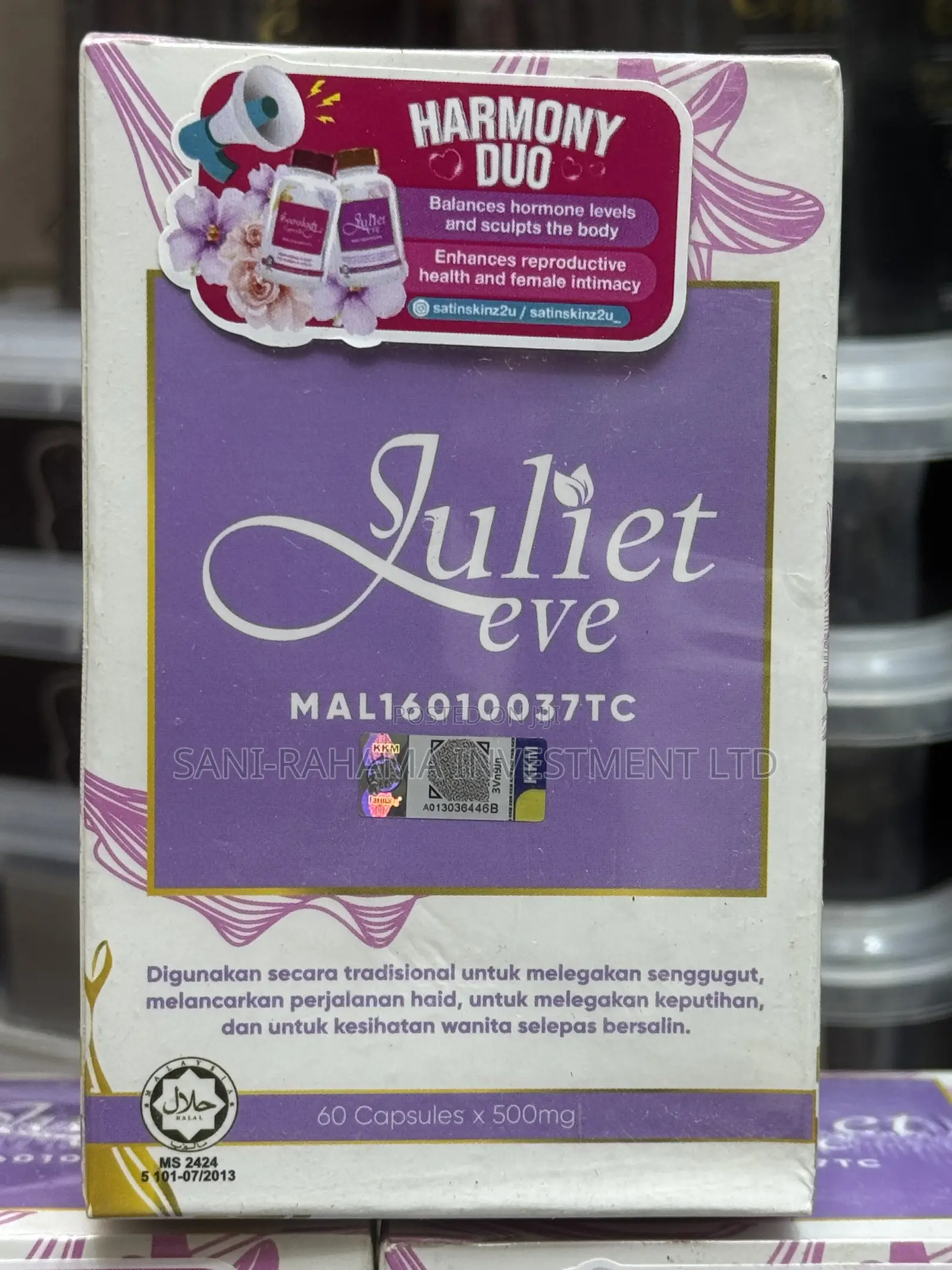 Original Juliet Eve Capsules for Women’s Health | 60 Capsules