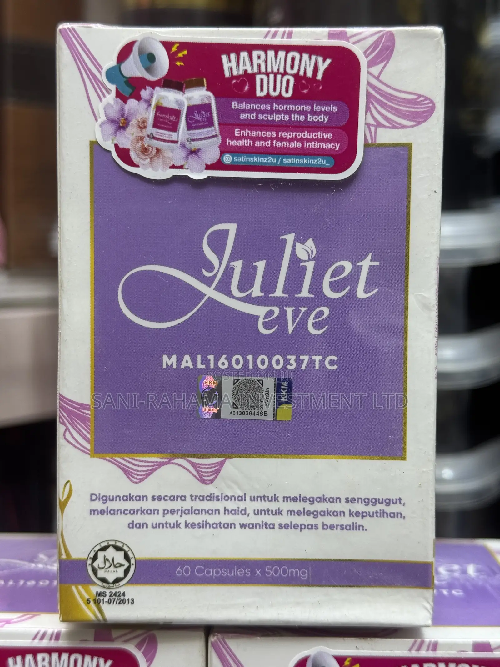 Original Juliet Eve Capsules for Women’s Health | 60 Capsules
