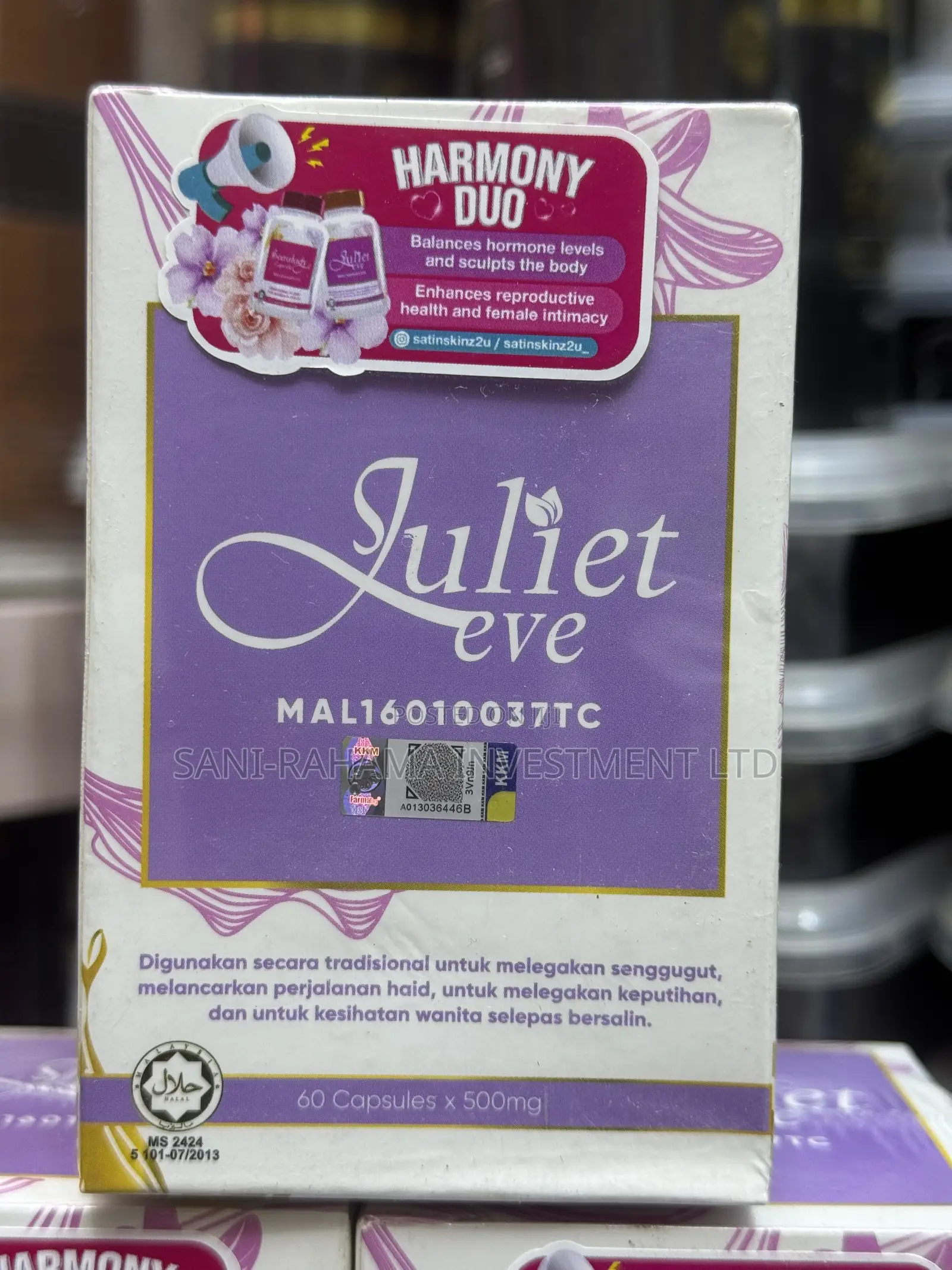 Original Juliet Eve Capsules for Women’s Health | 60 Capsules