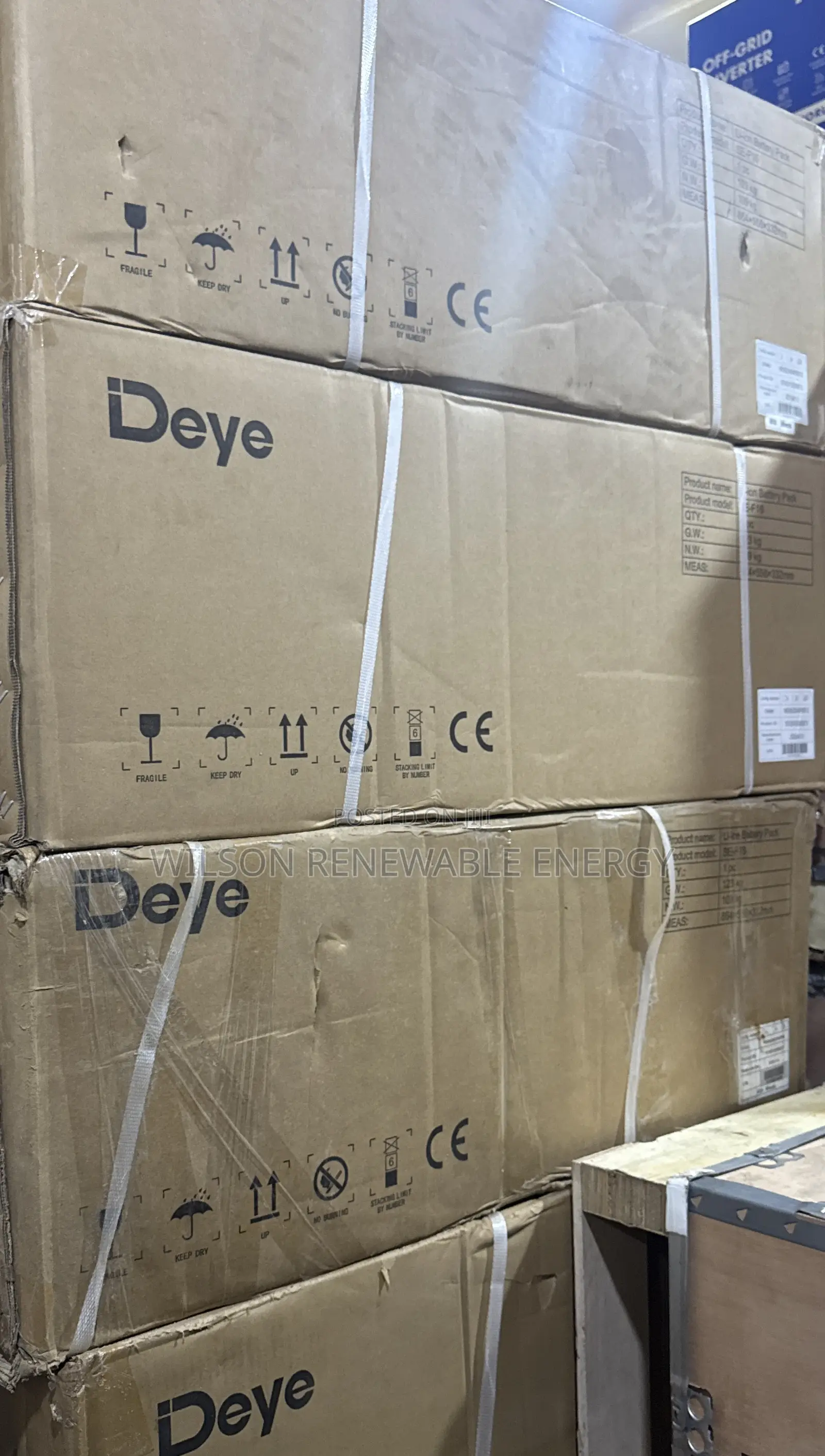 16kwh 48v Deye Lithium Battery